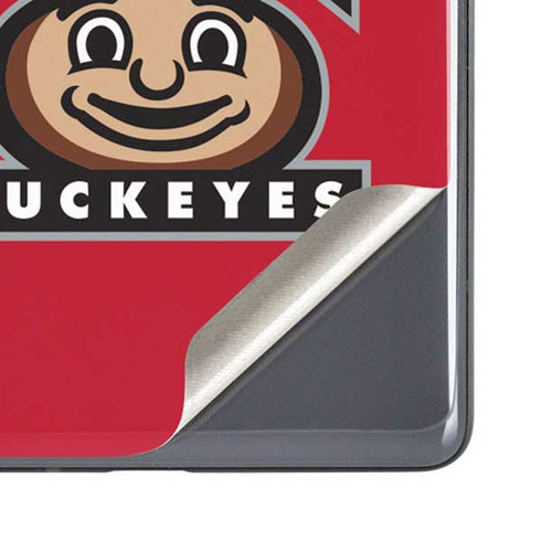 Ohio State University OSUBuckeyes Light Grey Google Pixel 7a Skin